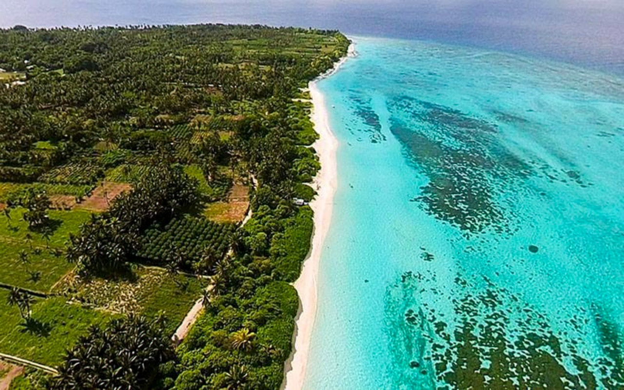 Aerial view of Thoddoo
