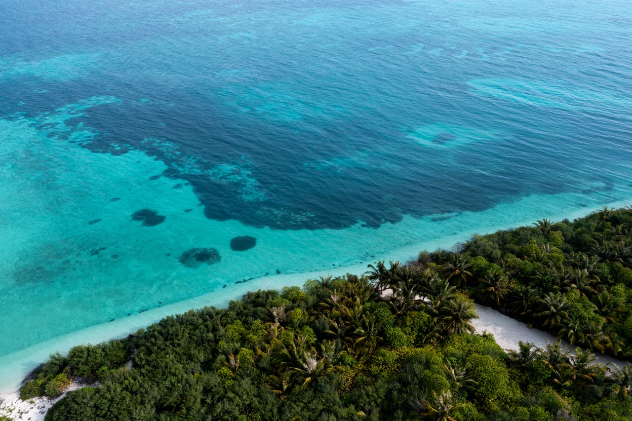 Aerial view of Fehendhoo