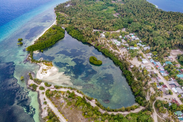 Aerial view of Goidhoo