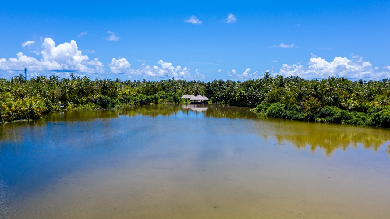 Aerial view of Fuvahmulah City