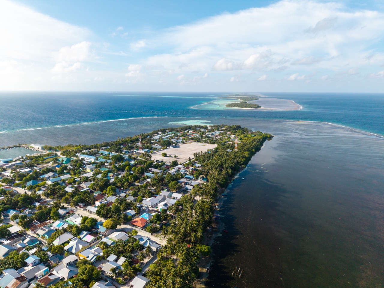 Aerial view of Gemanafushi