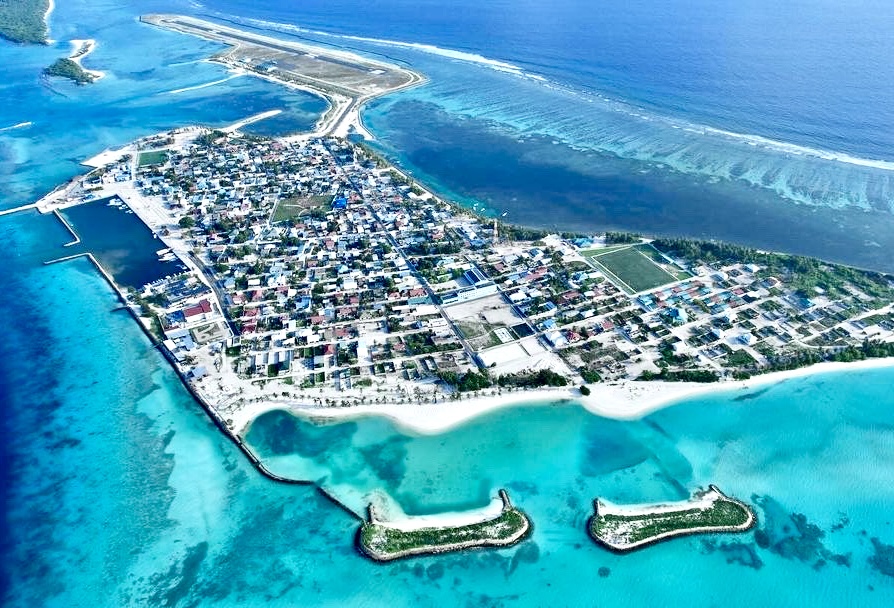 Aerial view of Hoarafushi