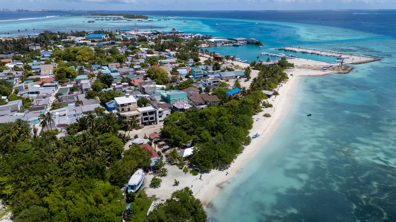 Aerial view of Himmafushi