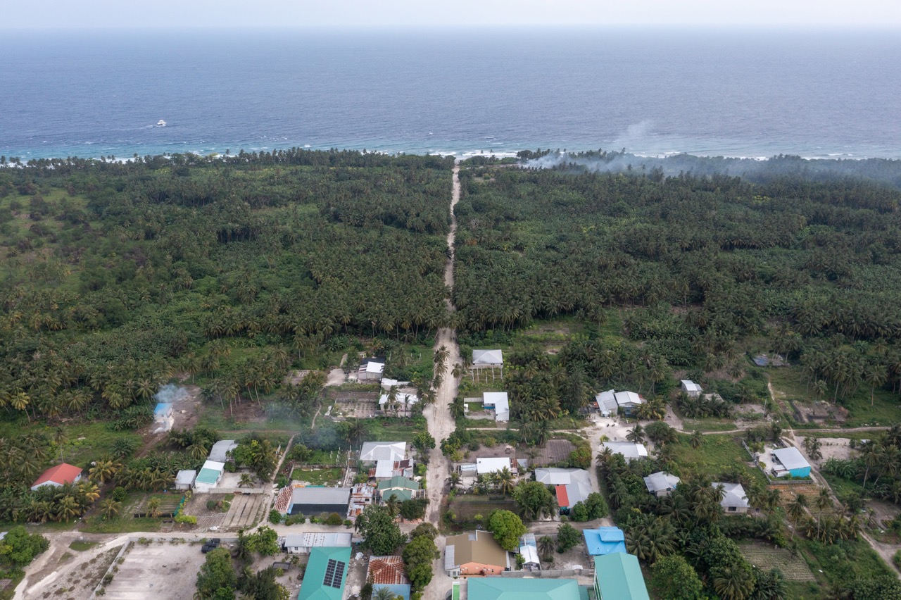 Aerial view of Kaashidhoo