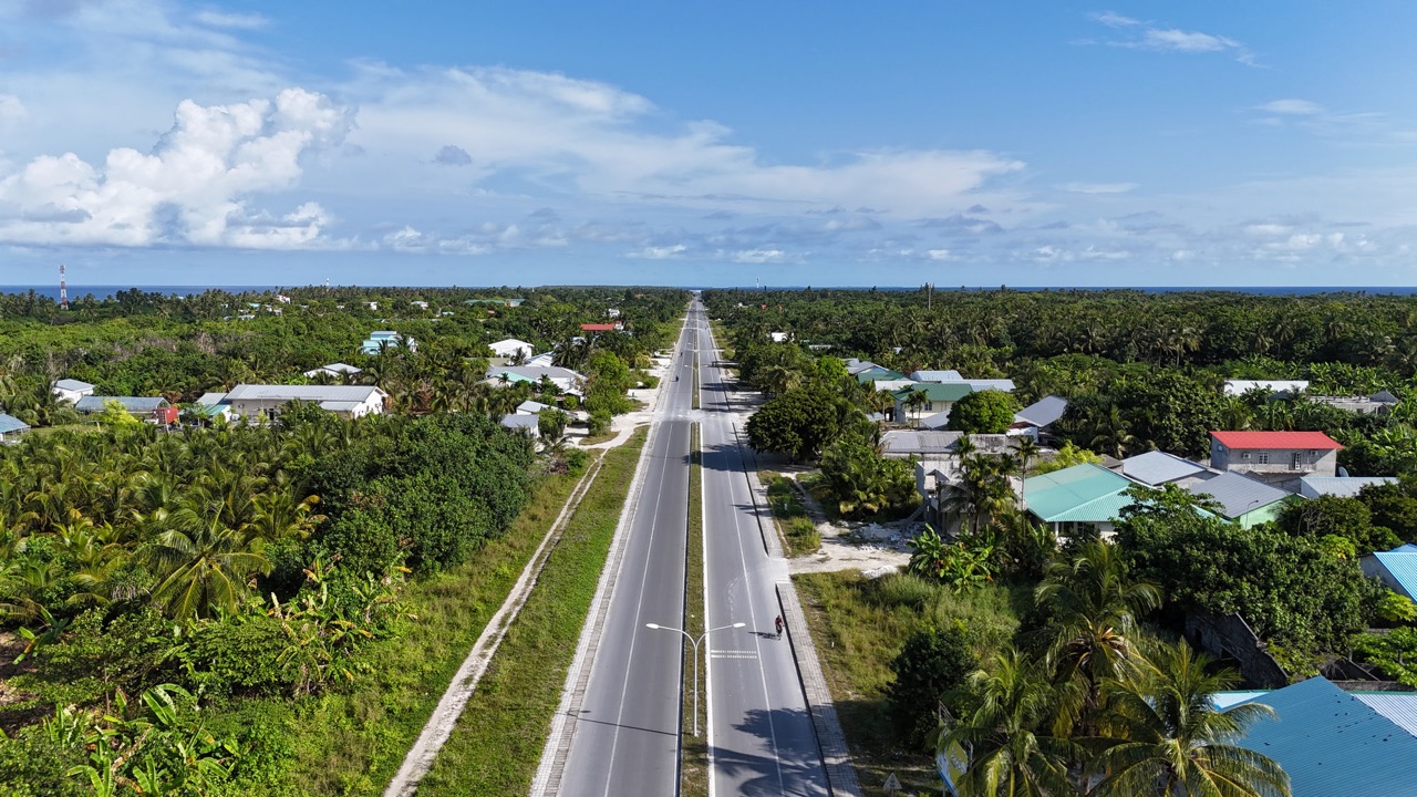 Aerial view of Fonadhoo