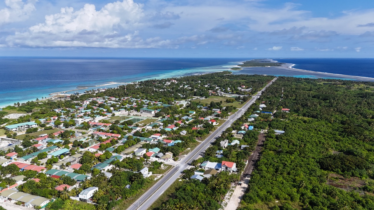 Aerial view of Gan