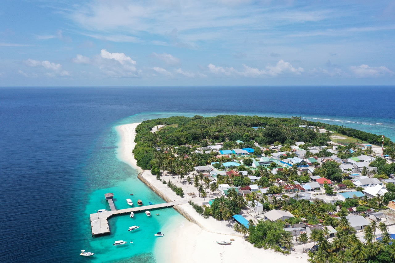 Aerial view of Foddhoo