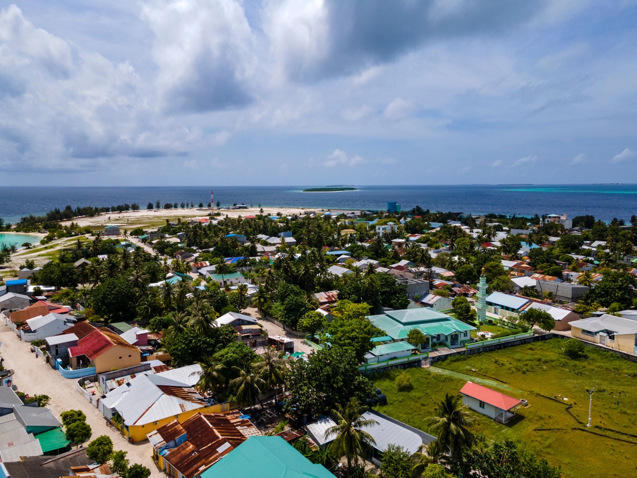 Aerial view of Velidhoo