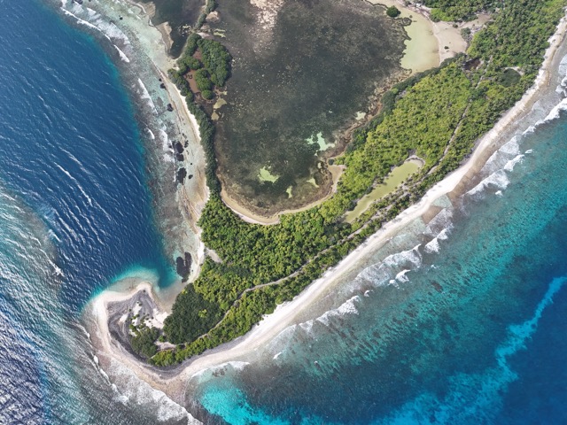 Aerial view of Hithadhoo