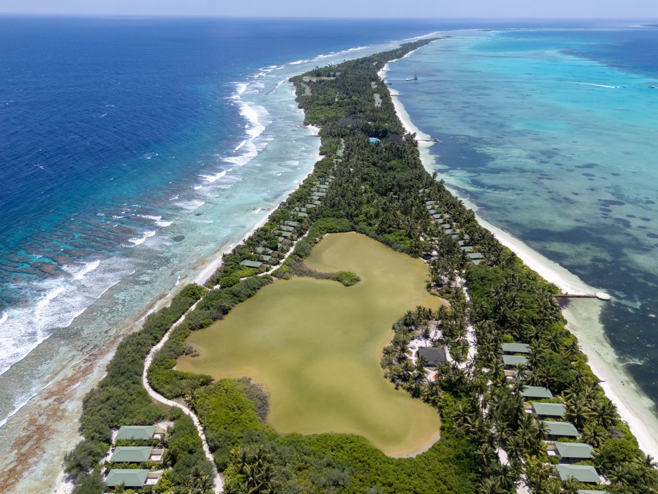 Aerial view of Meedhoo