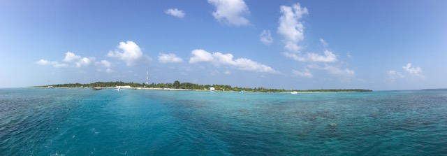 Aerial view of Funadhoo