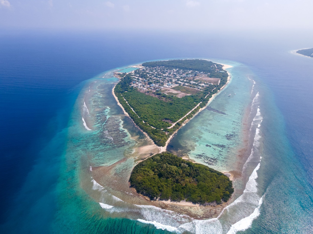 Aerial view of Kanditheemu